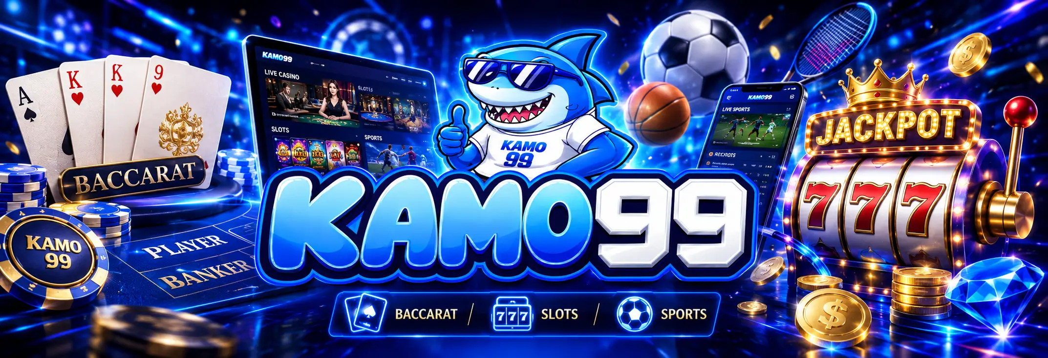 KAMO99 รวมเกมสล็อต คาสิโนสด และกีฬาออนไลน์ในแพลตฟอร์มเดียว